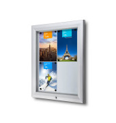 Schaukasten T SCT4XA4PH, 4xA4 (A2), silber, magnetisch