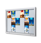 Schaukasten T SCT18XA4PH, 18xA4, silber, magnetisch