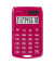Taschenrechner Starlet Solar-/Batterie LCD-Display pink 1-zeilig 8-stellig