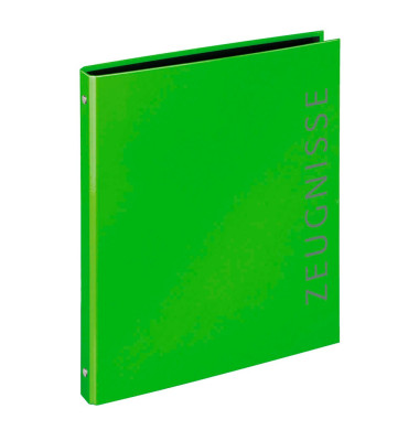 Zeugnisringbuch Velocolor 4144341, grün, A4