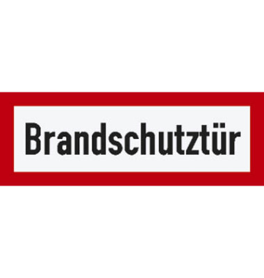 Piktogramm "Brandschutztür" 297x105mm selbstklebend