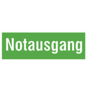 Piktogramm "Notausgang" 297x105mm selbstklebend nachleuchtend