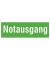 Piktogramm "Notausgang" 297x105mm selbstklebend nachleuchtend