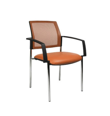 BtoB 10 Besucherstühle orange BB290A S14 BtoB 10 Besucherstühle orange BB290A S14