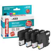 Druckerpatrone 18-433 kompatibel zu brother LC-980 BK/C/M/Y, Multipack, schwarz, cyan, magenta, gelb