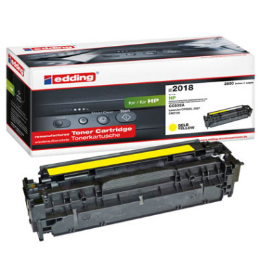 Toner 18-2018 gelb ca 2800 Seiten kompaltibel zu CC532A 304A