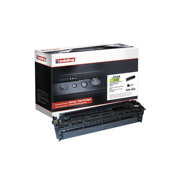 4004764982707 - EDD-2104 Toner einzeln ersetzt Canon HP 131X (CF210X) Schwarz 2400 Seiten Kompatibel Toner