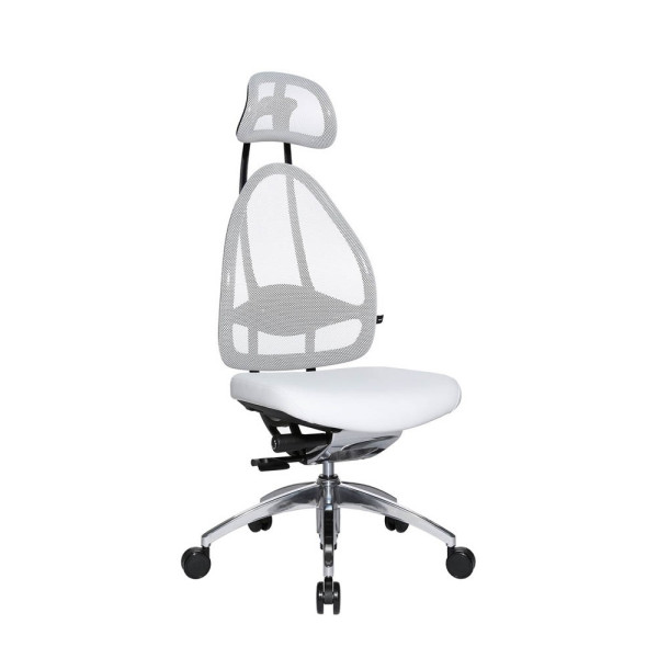 4014296410104 - Bürostuhl Open Art weiß   silber bis 110kg 4014296410104 Topstar
