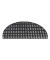 Ringgummimatte 3502441007 Domino, 45x75cm, halbrund, für Außen- und Nassbereich