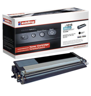 Toner EDD-1016 18-1016 (kompatibel zu brother TN-325BK), schwarz, ca. 4000 Seiten