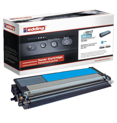 Toner EDD-1017 18-1017 (kompatibel zu brother TN-325C), cyan, ca. 3500 Seiten