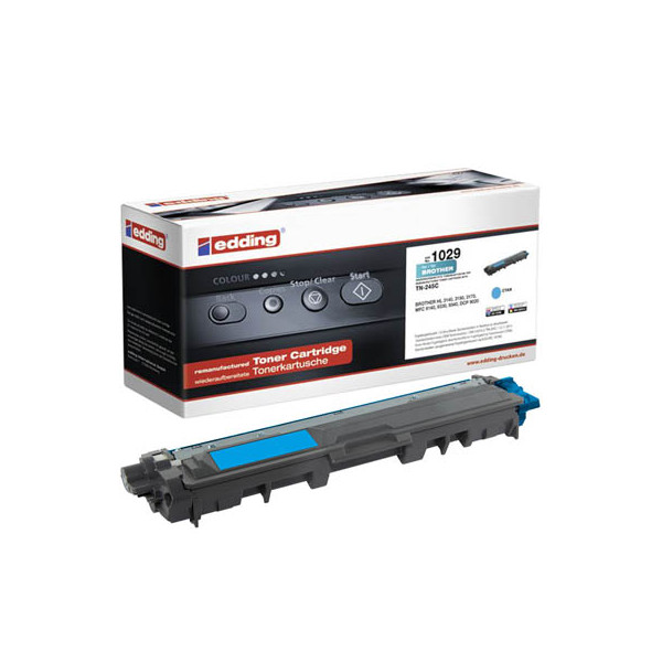 4004764982110 - Toner kein Originalzubehör Kompatibel mit Brother TN-245C EDD-1029 ca 2200 Seiten cyan - Edding