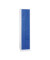 Spind 106552, Metall, 1 Abteil mit 2 Fächern, abschließbar, 40x180cm (BxH), blau