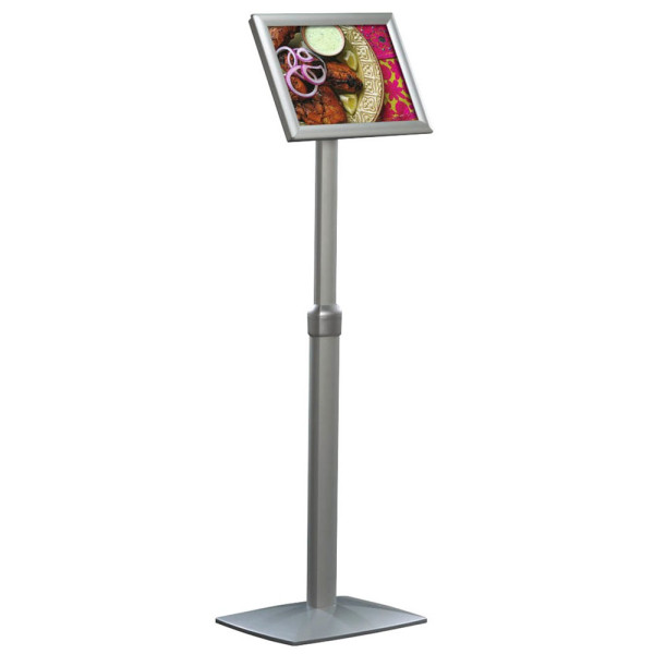 8698473460821 - Infoständer Update Display DIN A4 höhenverstellbar neigbar 25 mm Klapprahmen Aluminium silber 8698473460821 - Infoständer Update Display DIN A4 höhenverstellbar neigbar 25 mm Klapprahmen Aluminium silber