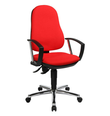 Bürodrehstuhl Support P Deluxe rot 8179AG21