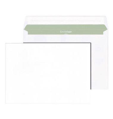 Versandtaschen Envirelope 30044419, lange Seite offen, C5, ohne Fenster, haftklebend, 80g, recyclingweiß