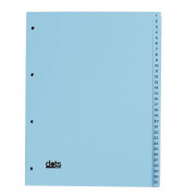 Kartonregister 084-0464-003-02, 1 bis 31, A4, 120 g/m², blaue Taben, 31-teilig