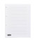 Kartonregister 084-0464-002-08, 10-teilig blanko, A4, 120 g/m&sup2;, wei&szlig;e Taben, 10-teilig