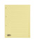 Kartonregister blanko A4 120g gelbe Taben 20-teilig