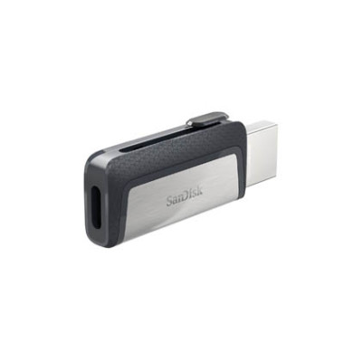 USB-Stick Ultra Dual Drive SDDDC2-064G-G46, silber/grau, USB 3.1, 64 GB