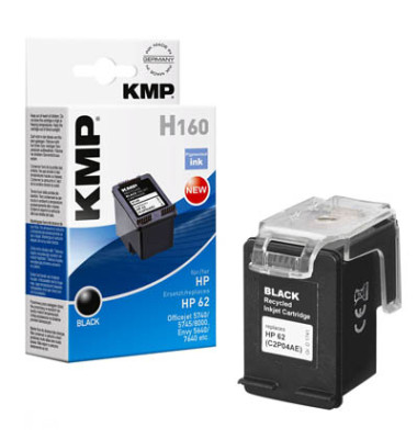 H160 schwarz Tintenpatrone ersetzt HP 62 1741,4801 H160 schwarz Tintenpatrone ersetzt HP 62 1741,4801