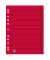 Trennblätter 951030850IF A4 rot 190g 