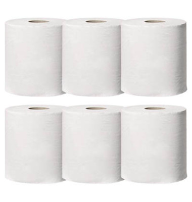 Rollenhandt&uuml;cher Reflex M4 Advanced 473472, 2-lagig, wei&szlig;, Zellstoff/Recyclingpapier