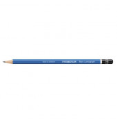 Bleistift-Set Mars Lumograph 100, 100-HB, Härte HB, 2,0mm, blau