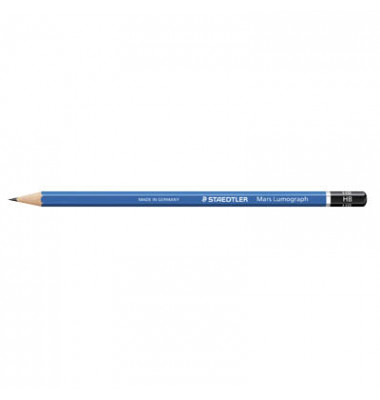 Bleistift-Set Mars Lumograph 100, 100-HB, Härte HB, 2mm, blau