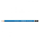 Bleistift-Set Mars Lumograph 100, 100-2H, 12x blau, 2,0mm, 2H