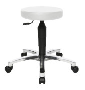 Hocker 72279D16 Tec 70, weiß, mit Rollen, höhenverstellbar, bis 110kg