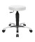 Hocker 72279D16 Tec 70, weiß, mit Rollen, höhenverstellbar, bis 110kg