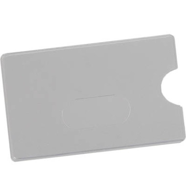 Kredit / EC Kartenhüllen 90x59mm mit Daumen und Langlochausschnitt