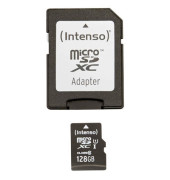 Speicherkarte Premium 3423491, Micro-SDXC, mit SD-Adapter, Class 10, bis 90 MB/s, 128 GB