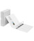 Präsentationsringbuch 9302-00202, A4+ 4 Ringe 55mm Ring-Ø PVC-kaschiert, 3 Außentaschen, 1 Innentasche, weiß