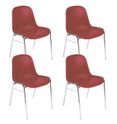 Beta Besucherstühle rot ROT K30