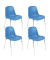 Beta Besucherstühle blau H.BLAU K09