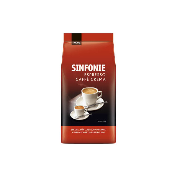 8711000364468 - Kaffee Sinfonie Espresso Caffe Crema 4019141 1kg ganze Bohnen im Beutel 8711000364468 1000 Gramm