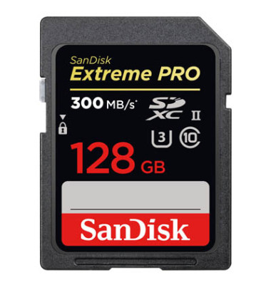 Speicherkarte Extreme PRO SDSDXDK-128G-GN4IN, SDXC, V90, bis 300 MB/s, 128 GB