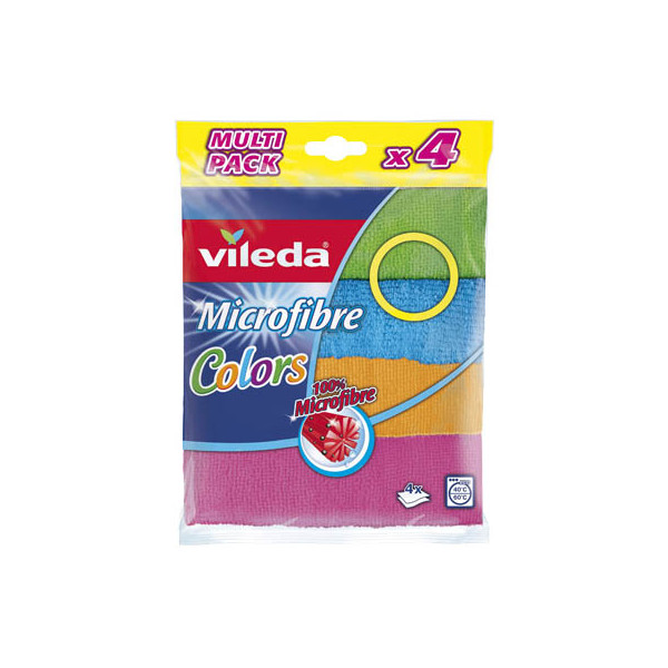 4023103192577 - vileda Colors MULTI PACK Mikrofasertücher Mikrofaser 60 °C waschbar 4 St 4023103192577 - vileda Colors MULTI PACK Mikrofasertücher Mikrofaser 60 °C waschbar 4 St