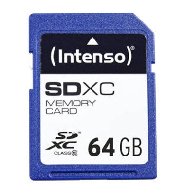 Speicherkarte 3411490, SDXC, Class 10, bis 25 MB/s, 64 GB