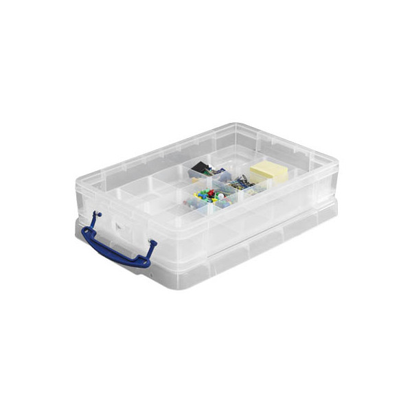 5060024800050 - Aufbewahrungsbox 4CDIV15+DIV8 4 Liter mit Deckel für A4 außen 395x255x88mm Kunststoff transparent 5060024800050 Really Usefu 5060024800050 - Aufbewahrungsbox 4CDIV15+DIV8 4 Liter mit Deckel für A4 außen 395x255x88mm Kunststoff transparent 5060024800050 Really Usefu