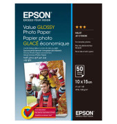 Fotopapier Value Glossy S400038, 10x15cm, für Inkjet, 183g weiß hochglänzend einseitig bedruckbar