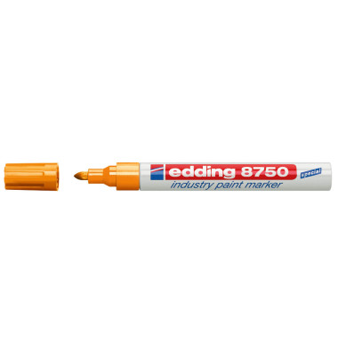 Lackmarker 8750 Industrie orange 2-4mm Rundspitze