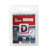 Heftklammern Typ D 53F/14, 042-0378, Stahldraht verzinkt