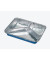 Menüschalen + Deckel, Alu 3-geteilt 760 ml 3 cm x 17,7 cm x 22,5 cm 14507