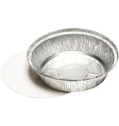 Schalen, Alu + Einlegedeckel, PE-beschichtet rund 1000 ml Ø 23 cm · 4,4 cm 14509
