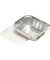 Schalen, Alu + Einlegedeckel, PE-beschichtet eckig 0,5 l 4,2 cm x 11,4 cm x 14 cm 14512