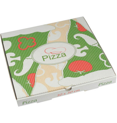 Pizzakartons, Cellulose "pure" eckig 30 cm x 30 cm x 3 cm 15196 Pizzakartons, Cellulose "pure" eckig 30 cm x 30 cm x 3 cm 15196