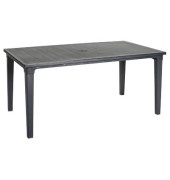 Gartentisch Genua grau rechteckig 18511650